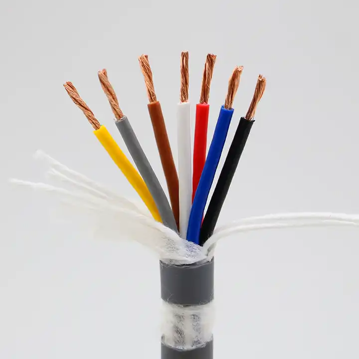 PVC insulated flexible stranded electric wire for drag chain auto machine