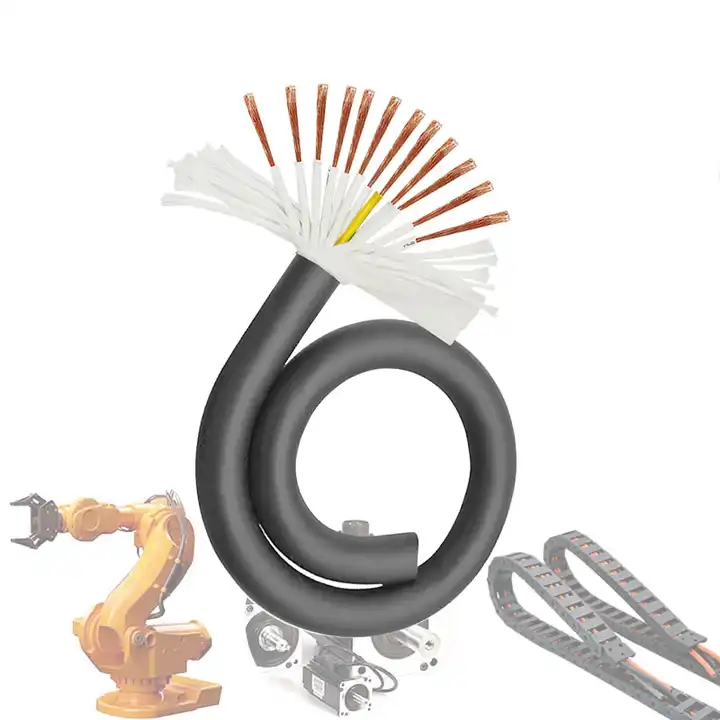 High flexible electric wire robot arm drag chain cable
